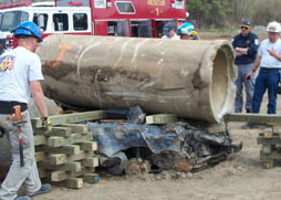 Collapse Search and Rescue Team Training