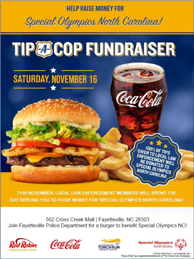 Tip-A-Cop Fundraiser Flyer