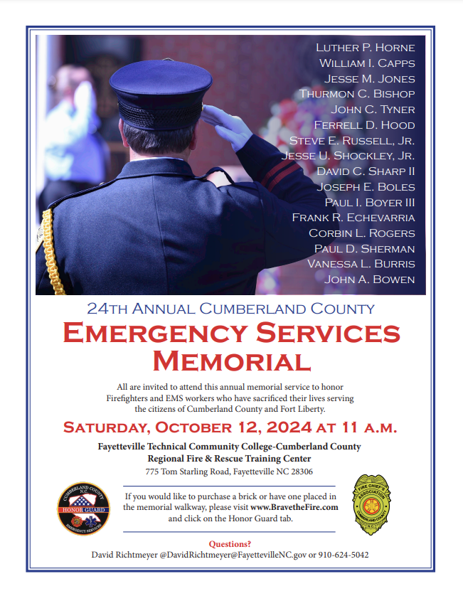 Memorial Services Flier